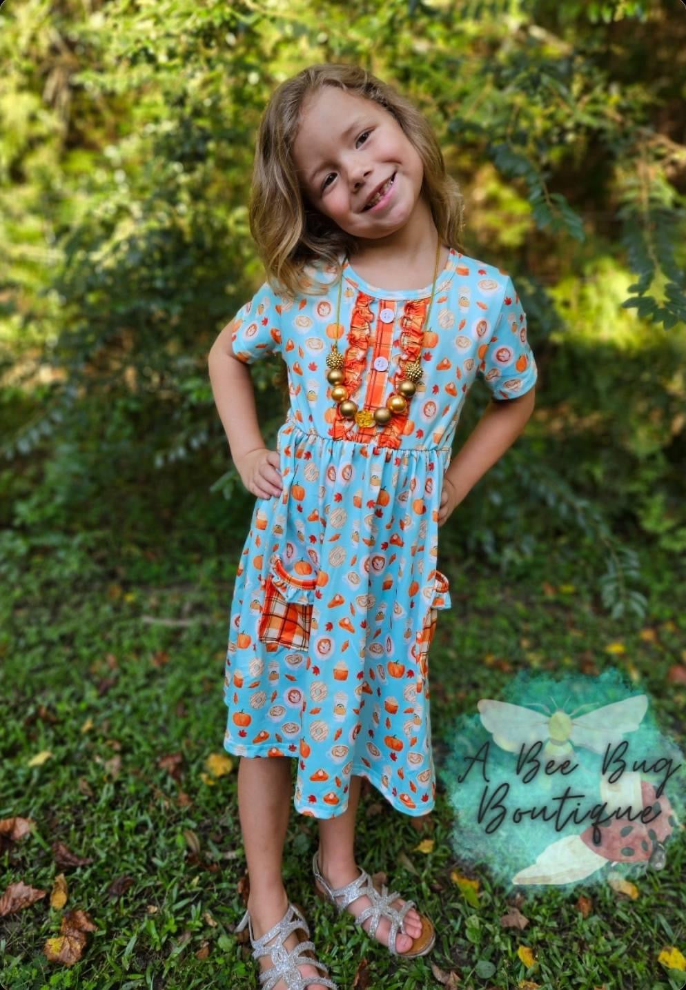 Pumpkin Spice Tunic Dress