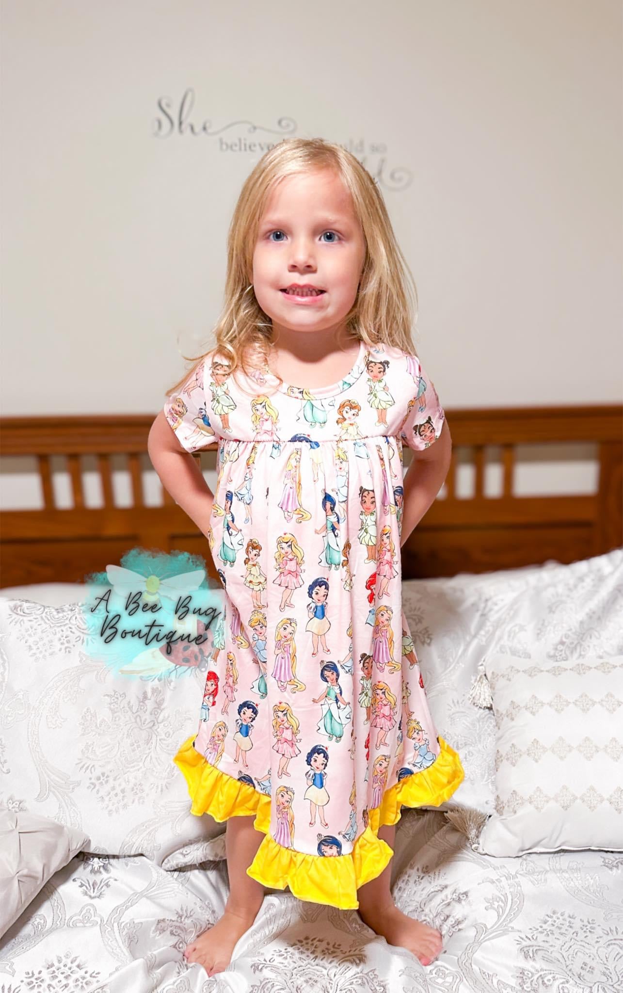 Little Princess Short Sleeve Nightgown