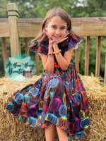 Load image into Gallery viewer, Glowing Gourds Vintage Dress
