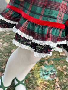 Classic Christmas Plaid Dress