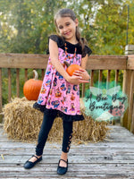 Load image into Gallery viewer, Pumpkin Princesses Velvet Dress
