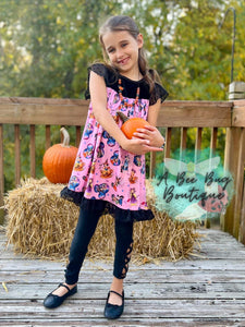 Pumpkin Princesses Velvet Dress