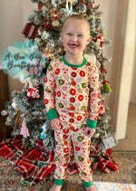 Load image into Gallery viewer, Holiday Donuts Pj Set
