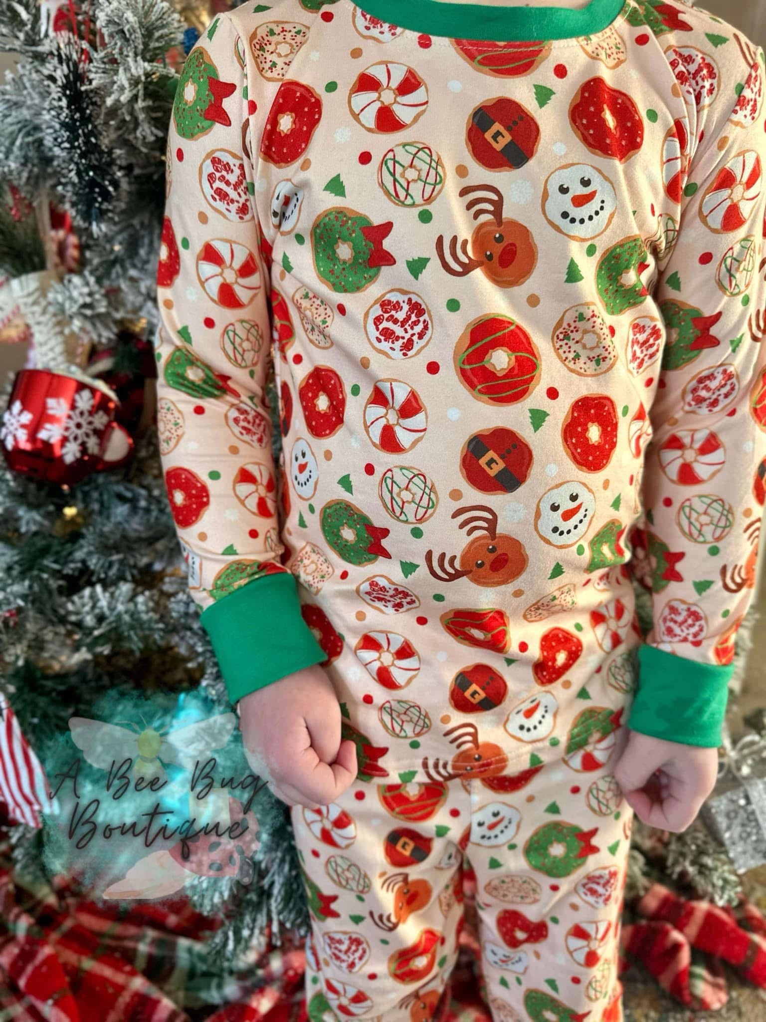 Holiday Donuts Pj Set