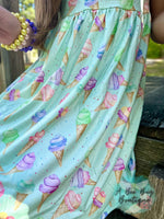 Load image into Gallery viewer, Sweet Scoops Tie Shoulder Dress

