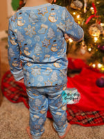 Load image into Gallery viewer, Blue Sugar Cookies Pj Set
