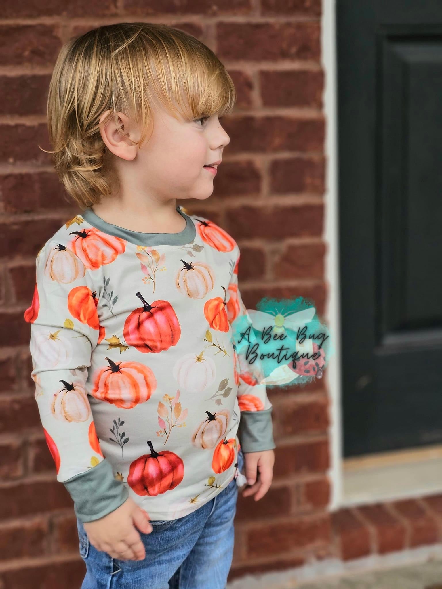 Olive Pumpkin Unisex Top