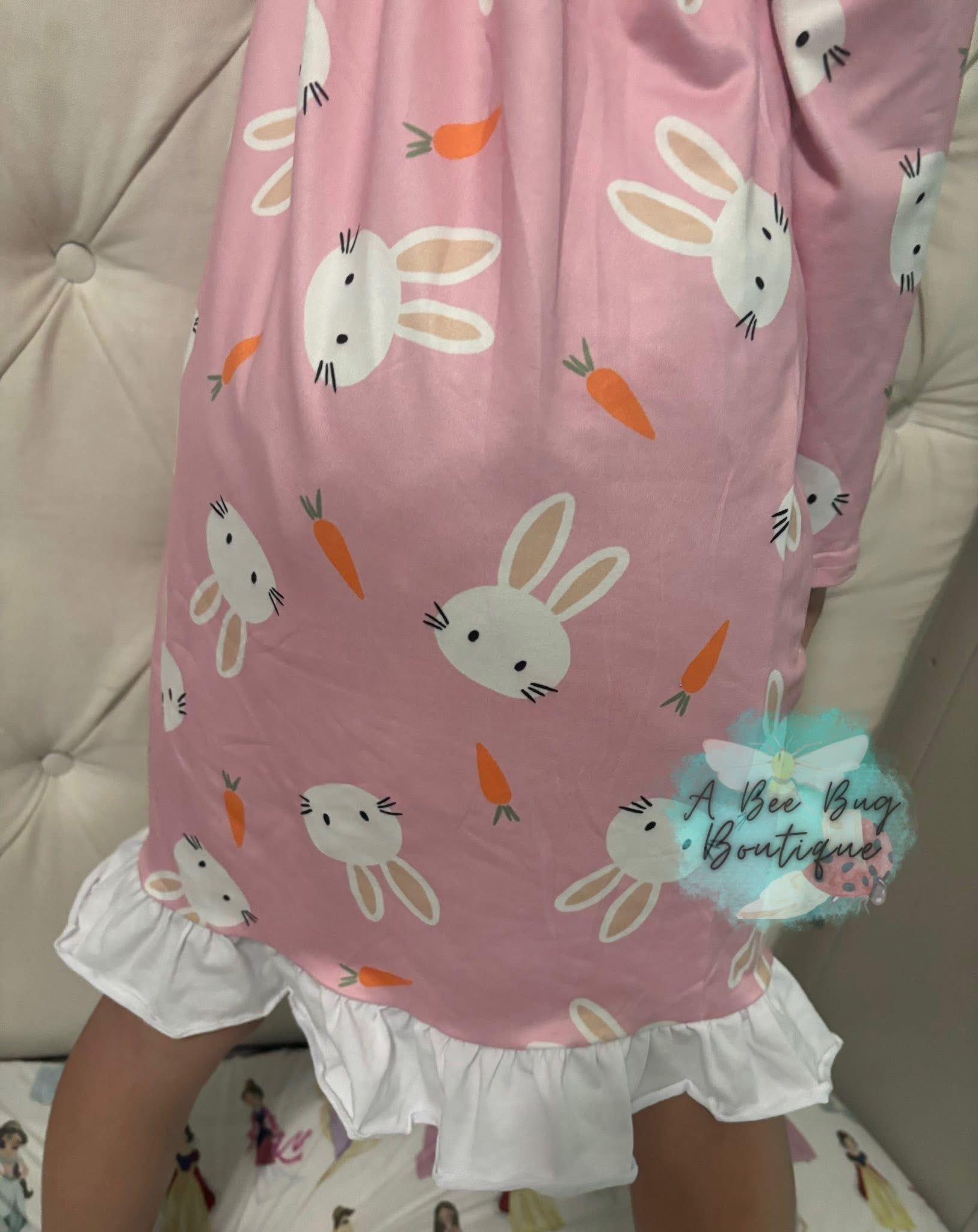 Pink Bunnies Nightgown