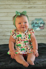 Load image into Gallery viewer, Alphabet Jungle Peplum Top
