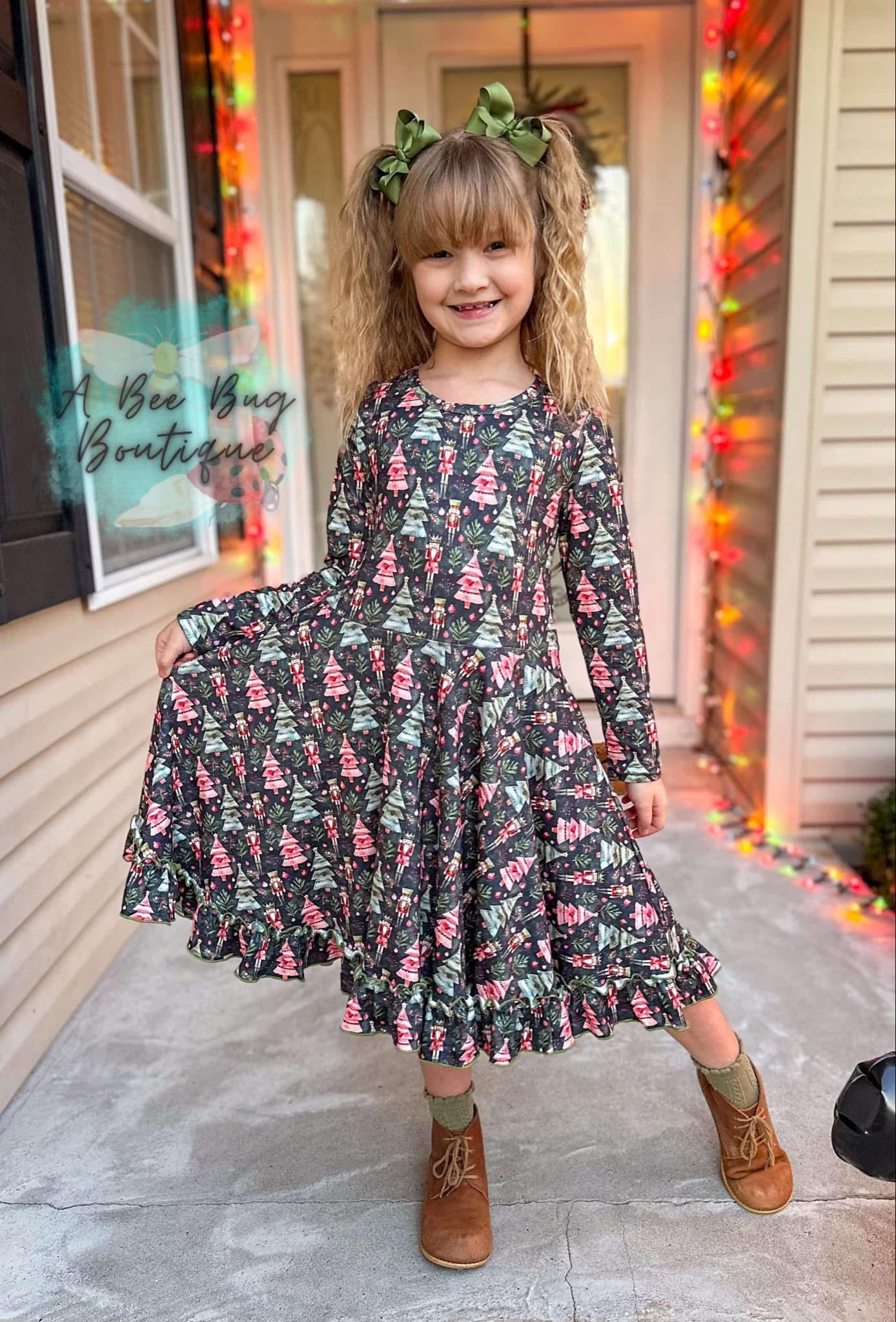 Nutcracker Christmas Twirl Dress A Bee Bug Boutique Nutcracker Christmas Twirl Dress A Bee Bug Boutique