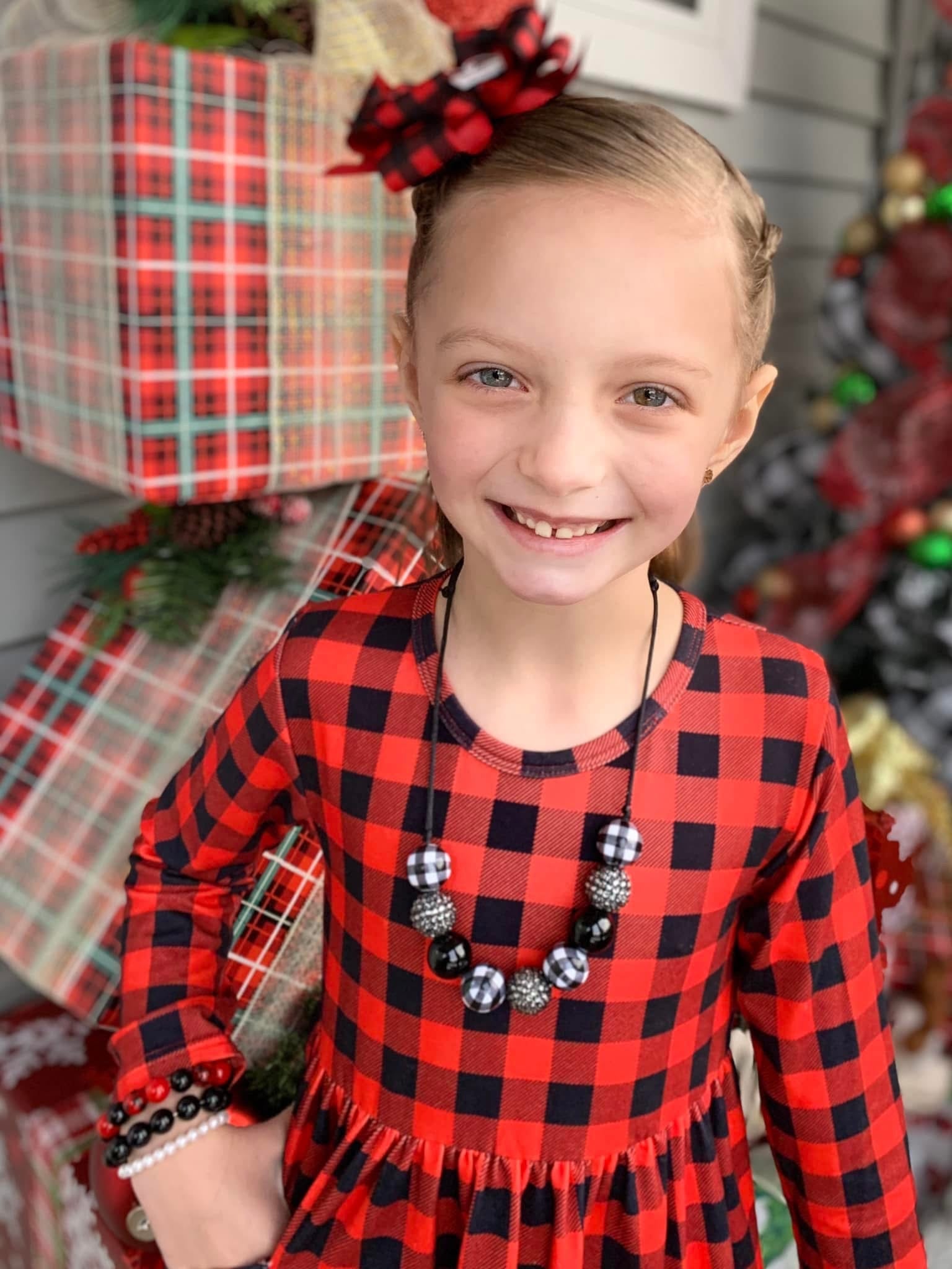 Buffalo Plaid Tunic Dress