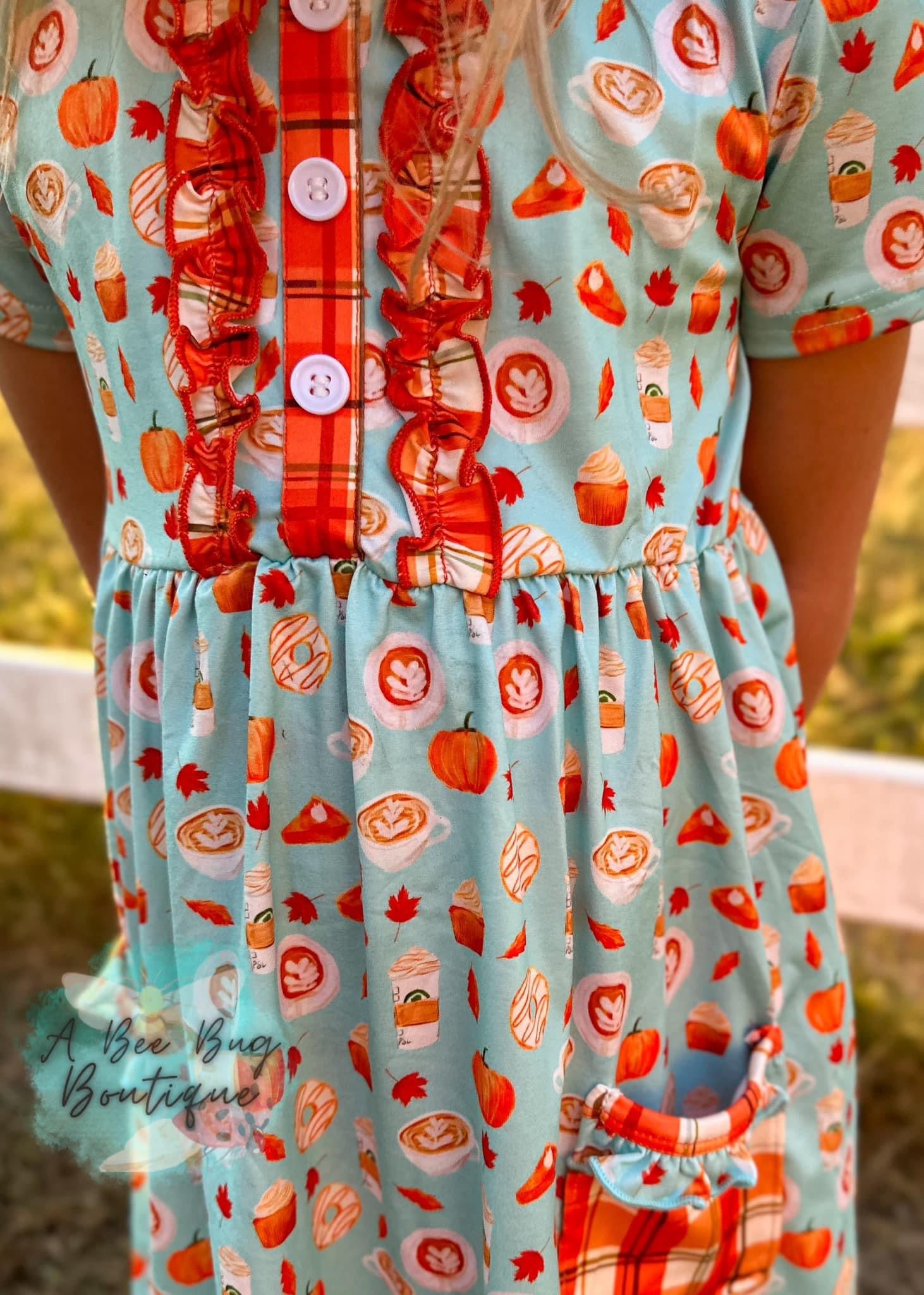 Pumpkin Spice Tunic Dress