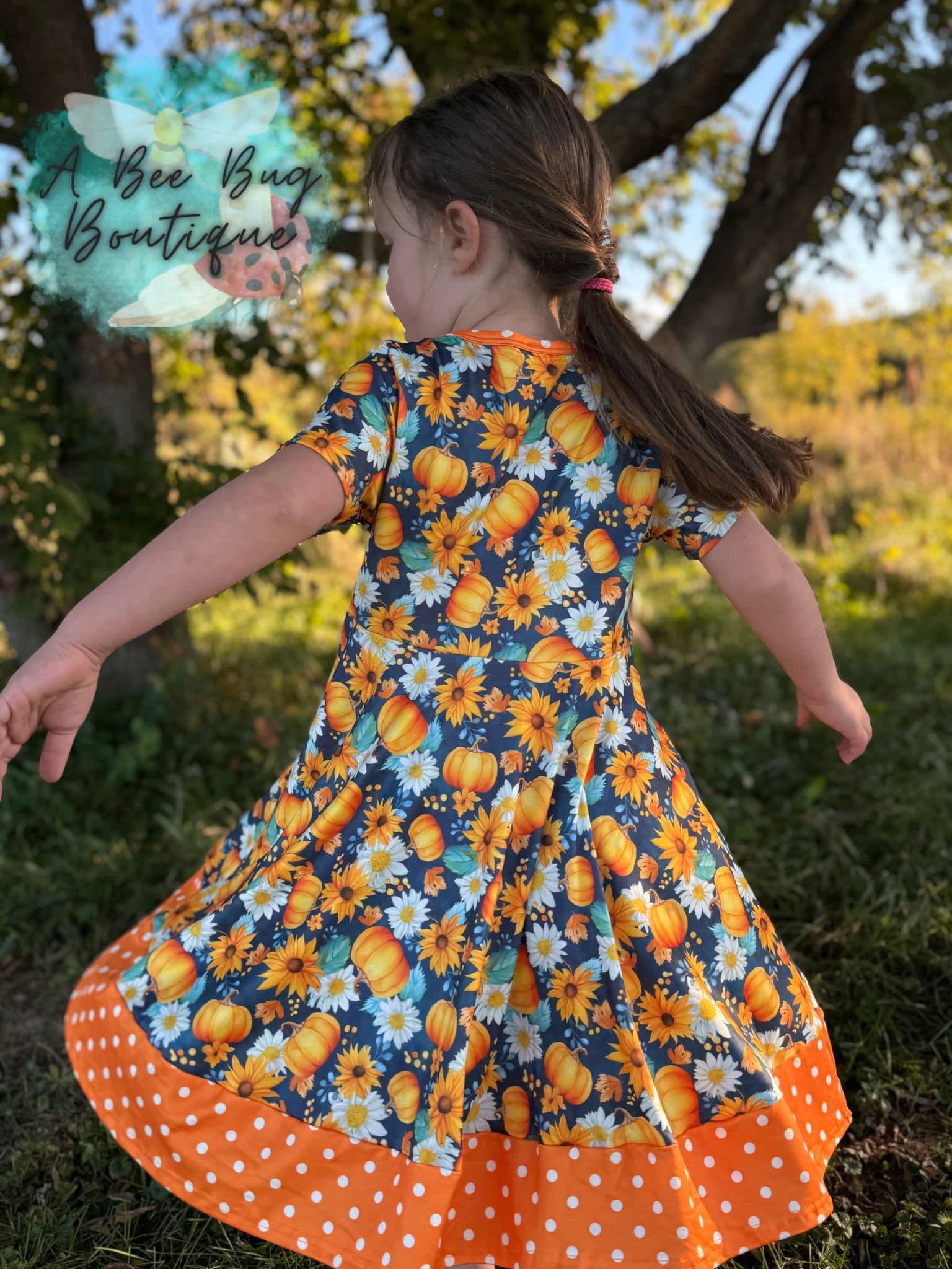 Autumn Splendor Button Dress