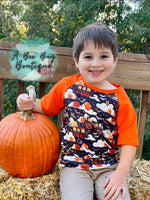 Load image into Gallery viewer, Halloween Train Raglan
