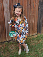 Load image into Gallery viewer, Halloween Donuts Dress
