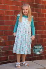 Load image into Gallery viewer, Spring Sage Floral Maxi Dress
