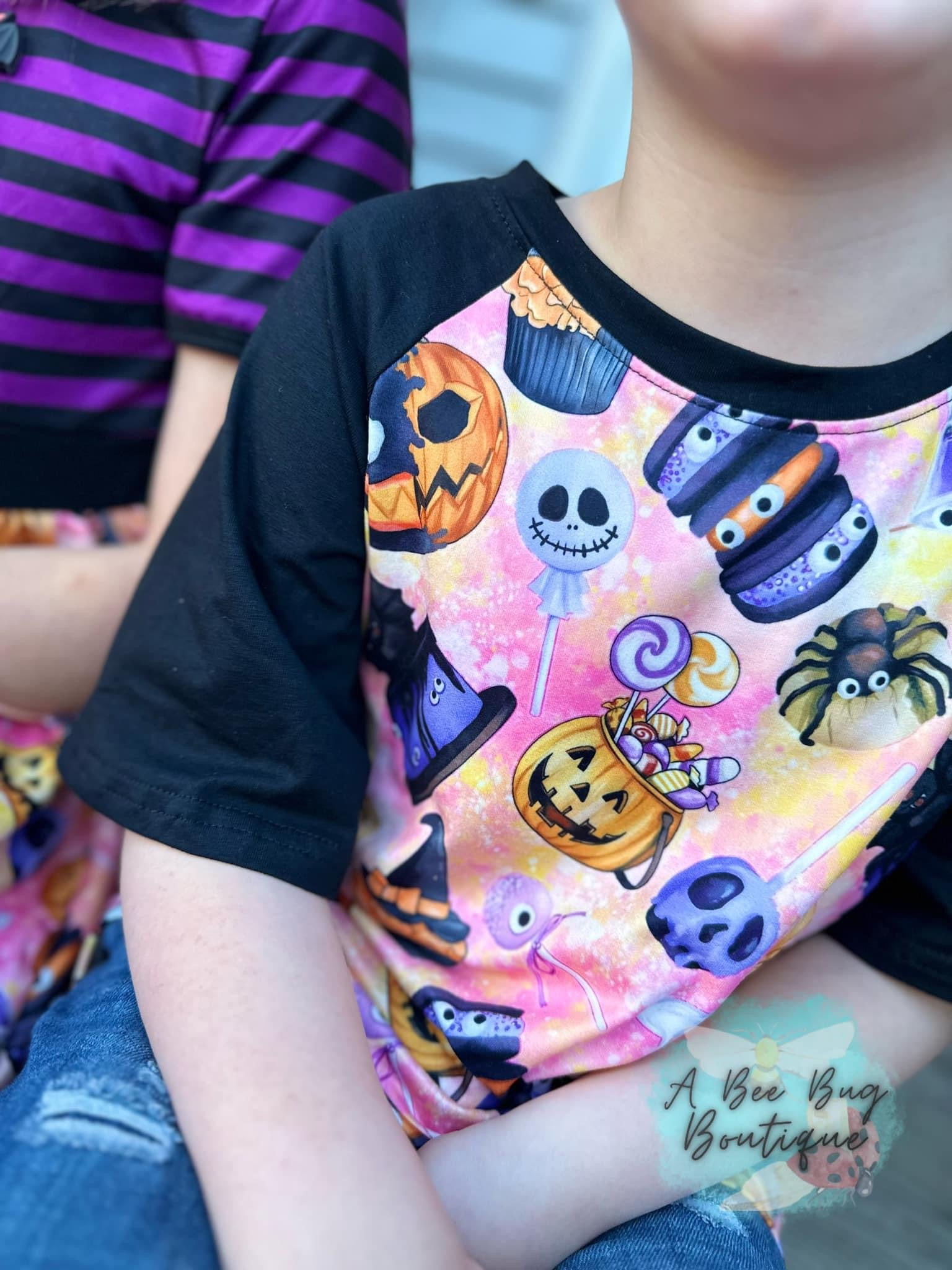 Trick or Treats Raglan Tee