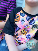 Load image into Gallery viewer, Trick or Treats Raglan Tee
