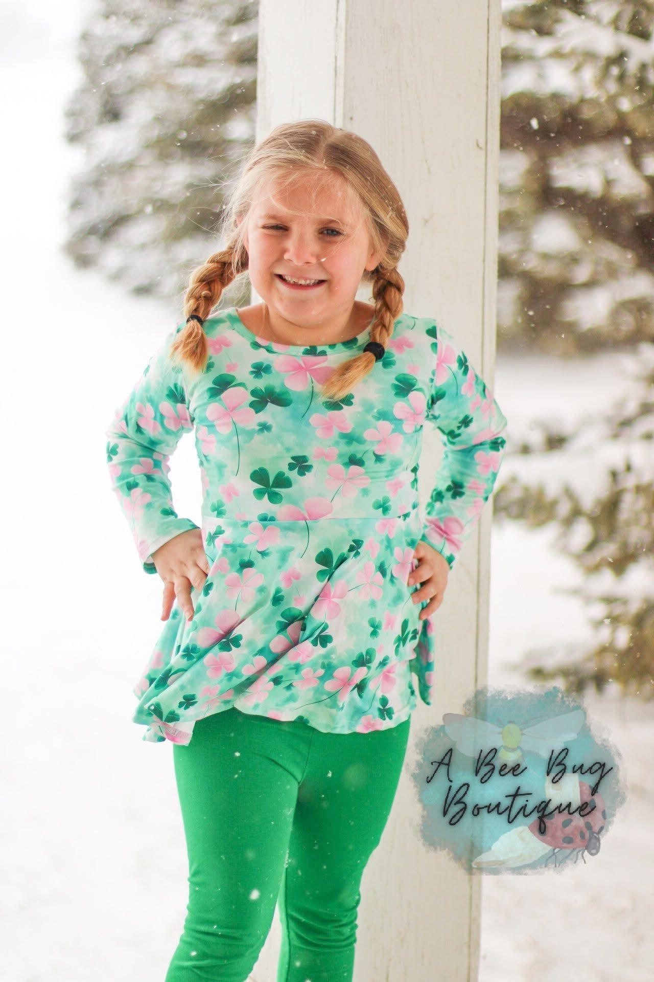 Shamrock Beauty Peplum