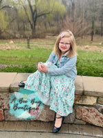 Load image into Gallery viewer, Spring Sage Floral Maxi Dress
