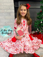 Load image into Gallery viewer, Pretty Peppermint Twirl Dress
