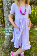 Load image into Gallery viewer, Lavender Pocket Dress
