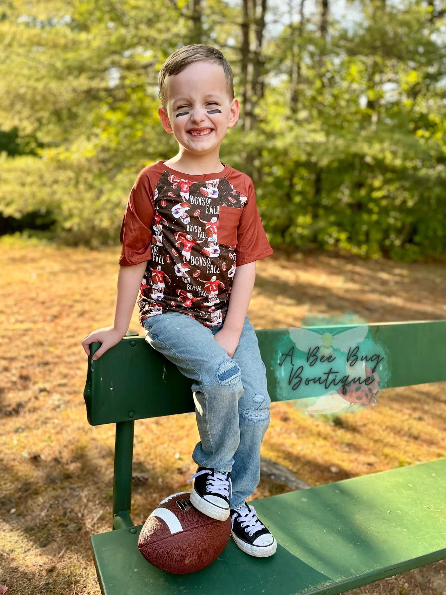 Boys of Fall Raglan Tee