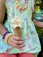 Load image into Gallery viewer, Sweet Scoops Tie Shoulder Dress

