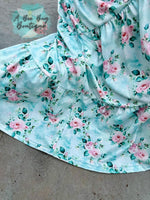 Load image into Gallery viewer, Spring Sage Floral Maxi Dress
