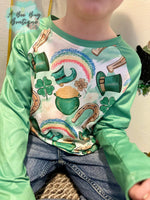 Load image into Gallery viewer, Pot o’ Gold Raglan
