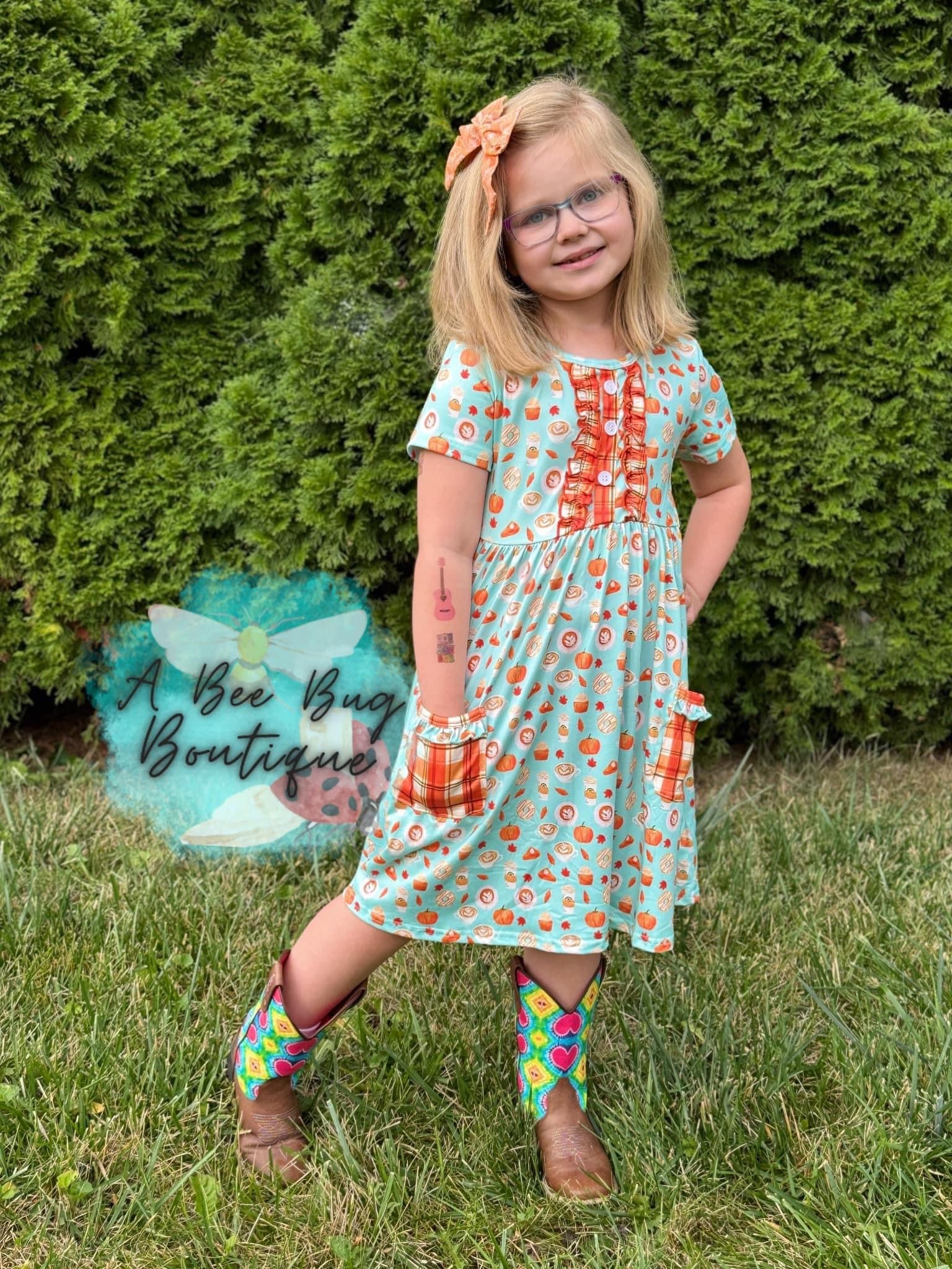 Pumpkin Spice Tunic Dress