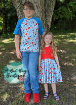 Load image into Gallery viewer, Bomb Pops Raglan Tee
