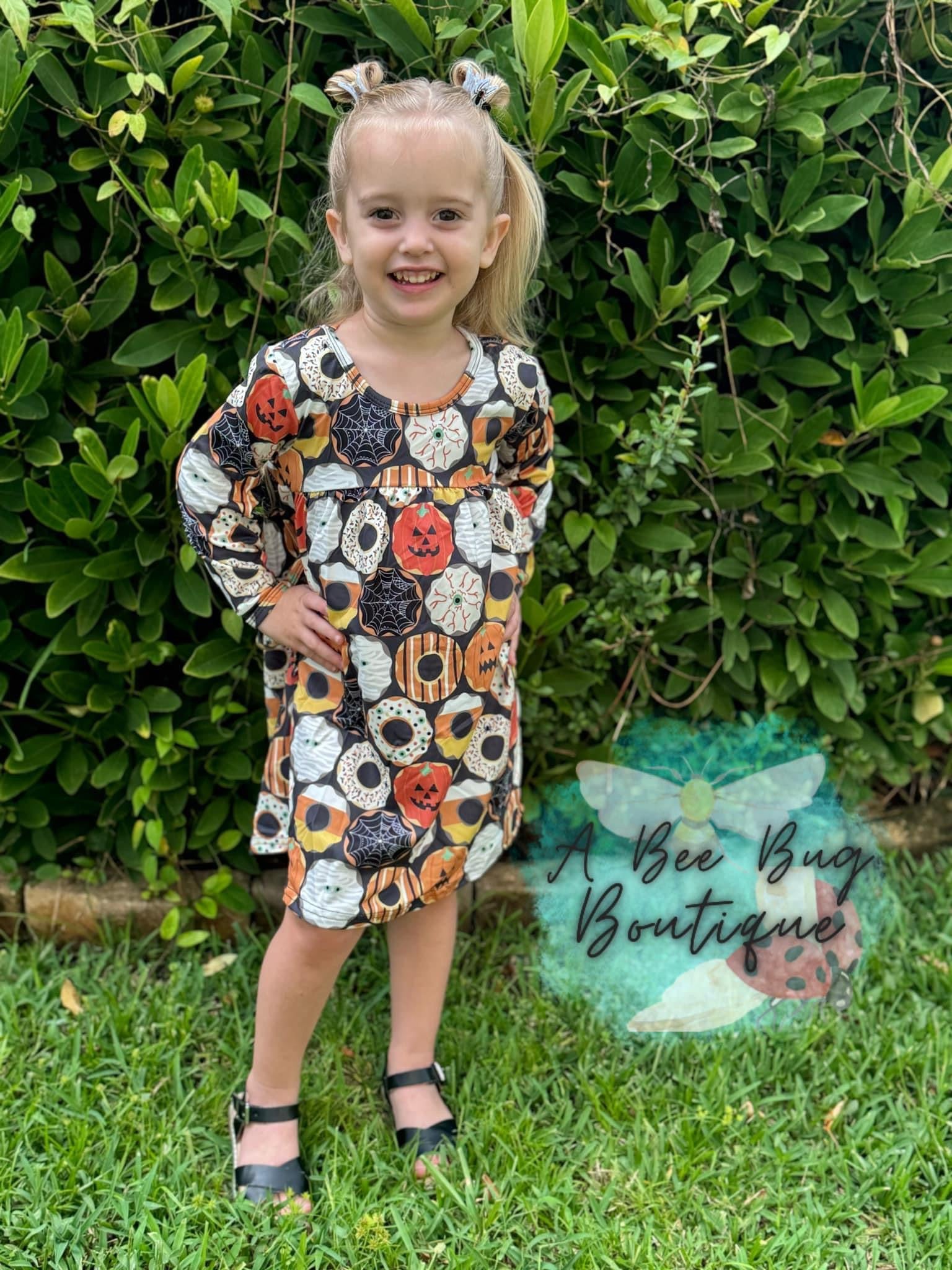 Halloween Donuts Dress