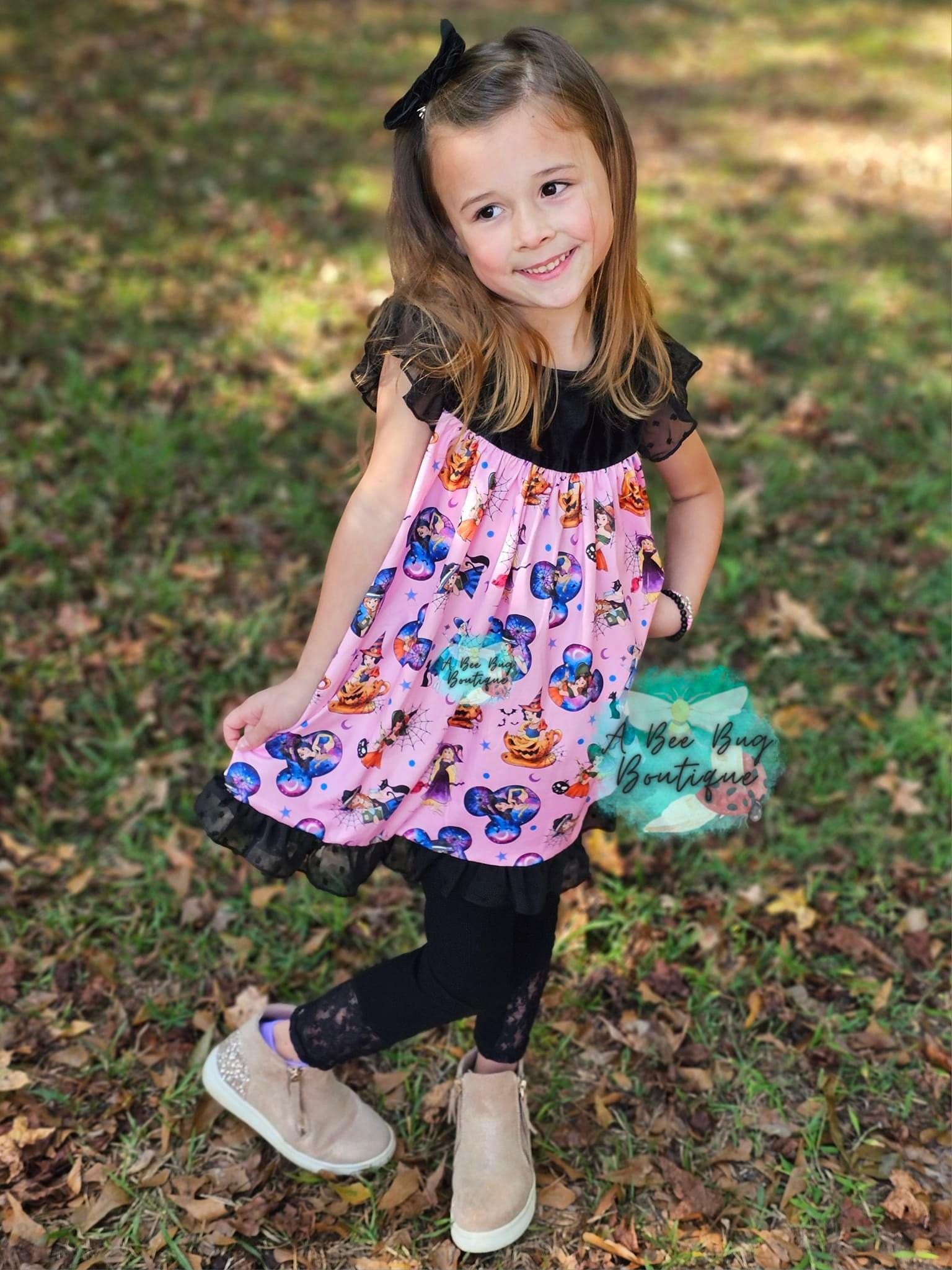 Pumpkin Princesses Velvet Dress