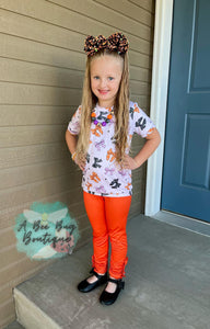 Pumpkin Spice Button Leggings