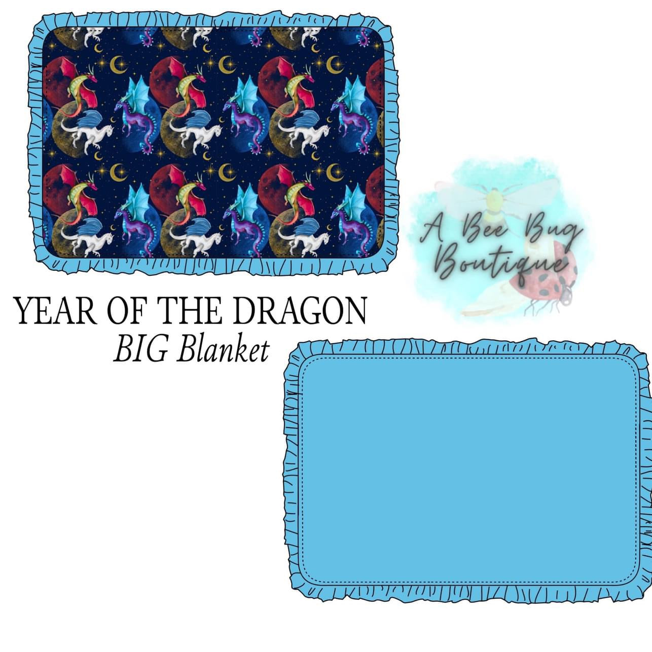 Year of the Dragon BIG Blanket