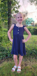 Denim Dreams Flutter Dress