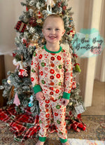 Load image into Gallery viewer, Holiday Donuts Pj Set
