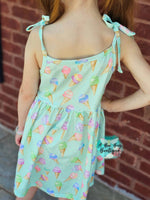 Load image into Gallery viewer, Sweet Scoops Tie Shoulder Dress

