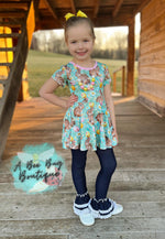 Load image into Gallery viewer, Hoppity Crossback Peplum Top
