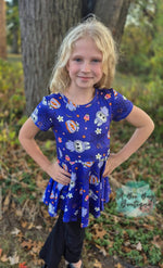 Load image into Gallery viewer, Spooky Bubu Peplum Top
