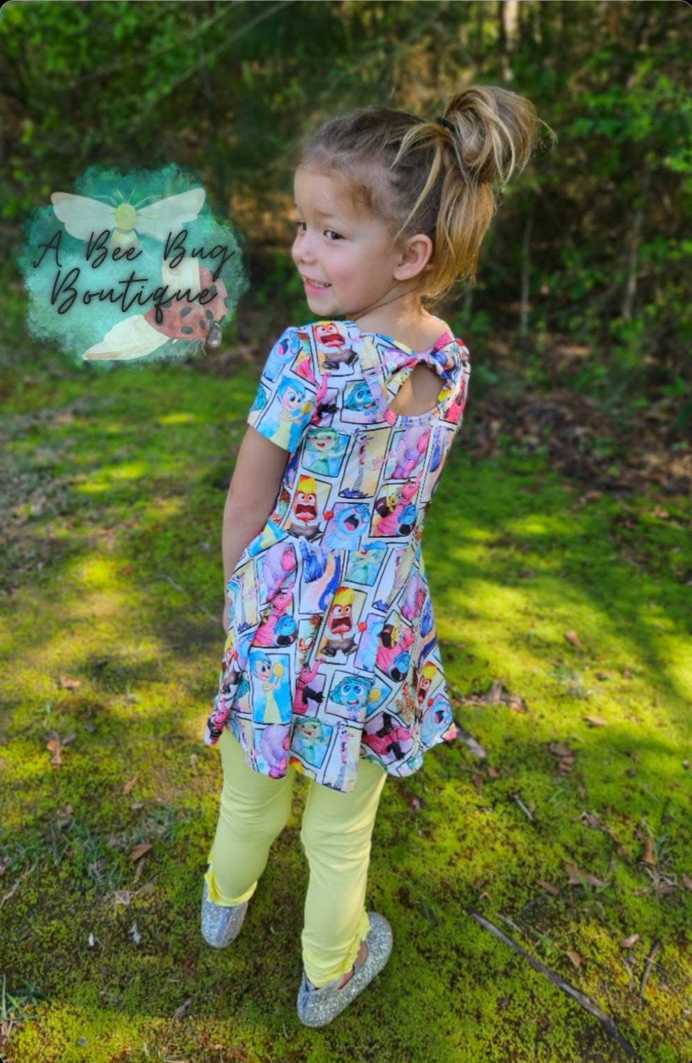 Emotional Support Pals Bow Back Peplum