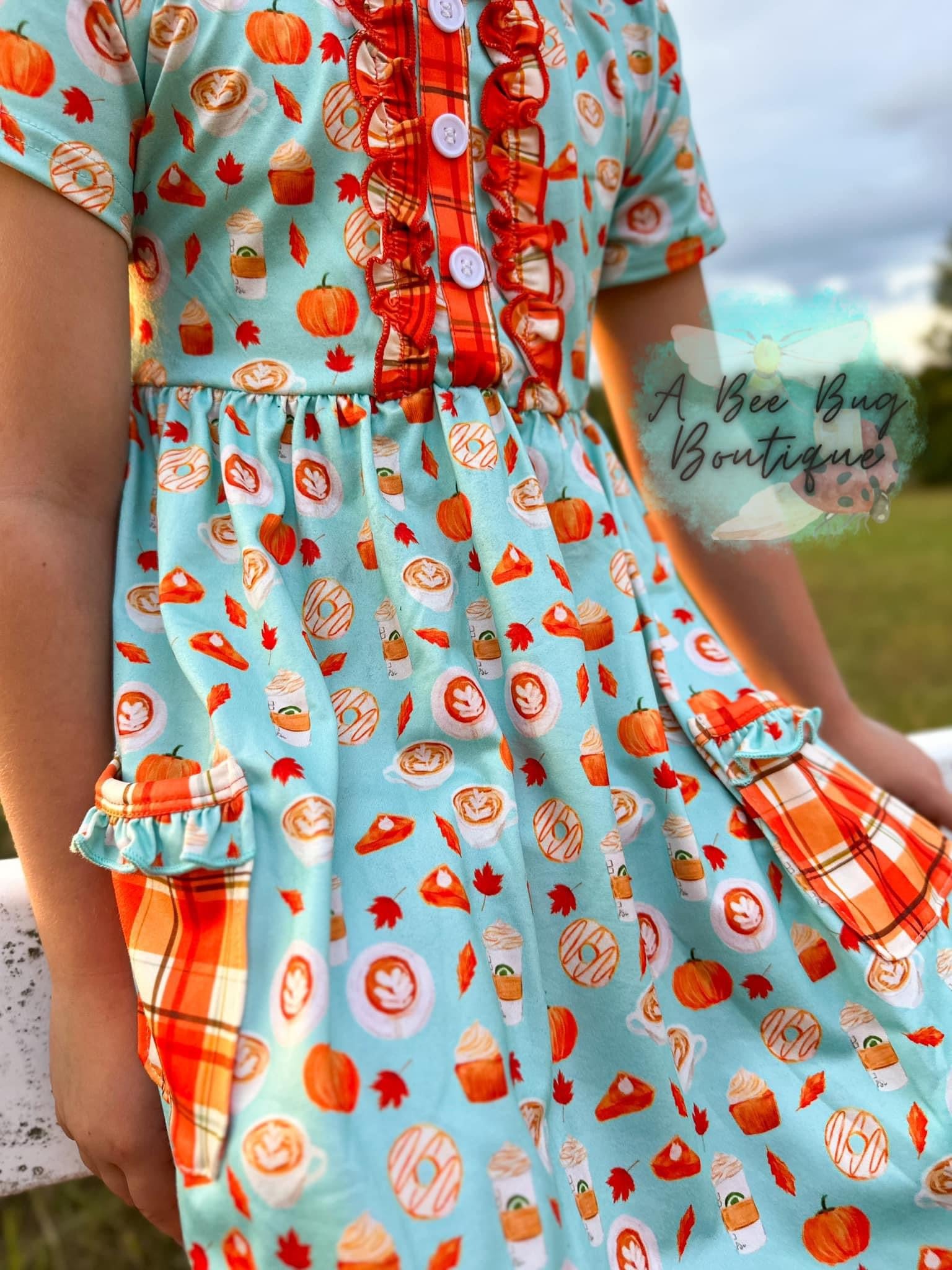 Pumpkin Spice Tunic Dress