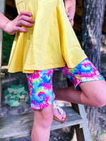 Load image into Gallery viewer, Neon Tie Dye biker shorts
