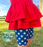 Load image into Gallery viewer, Old Glory Biker Shorts
