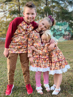 Load image into Gallery viewer, Thankful Turkey Dress

