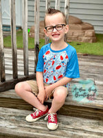 Load image into Gallery viewer, Bomb Pops Raglan Tee
