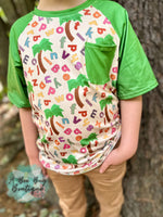 Load image into Gallery viewer, Alphabet Jungle Raglan Tee
