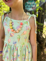 Load image into Gallery viewer, Sweet Scoops Tie Shoulder Dress
