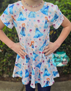 Magical Freeze Bow Back Peplum